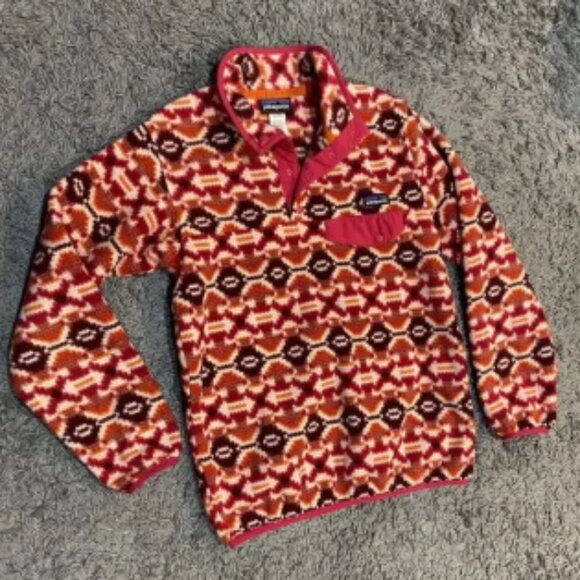 Patagonia Synchilla Women’s T Snap Fleece Pullover Jacket Size XS - Picture 1 of 8